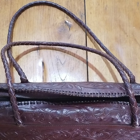 🌵Leather Hand-Tooled Purse From Mexico - Picture 8 of 9
